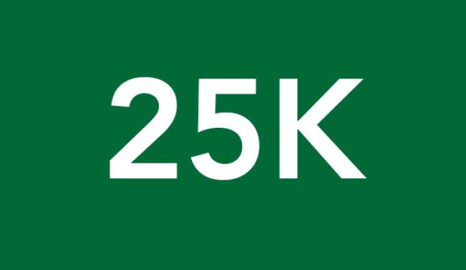 25K