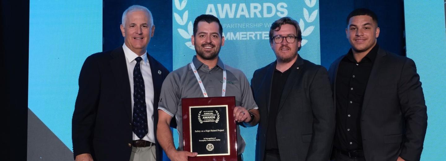 Granite's California Region Wins 2024 Excellence in Safety Award through the AGC of California